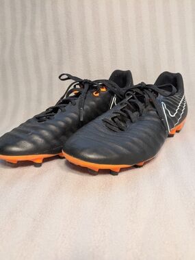 Nike Tiempo Legend VII 7 Elite Black/Orange Men’s Soccer Cleat Size US 9.5